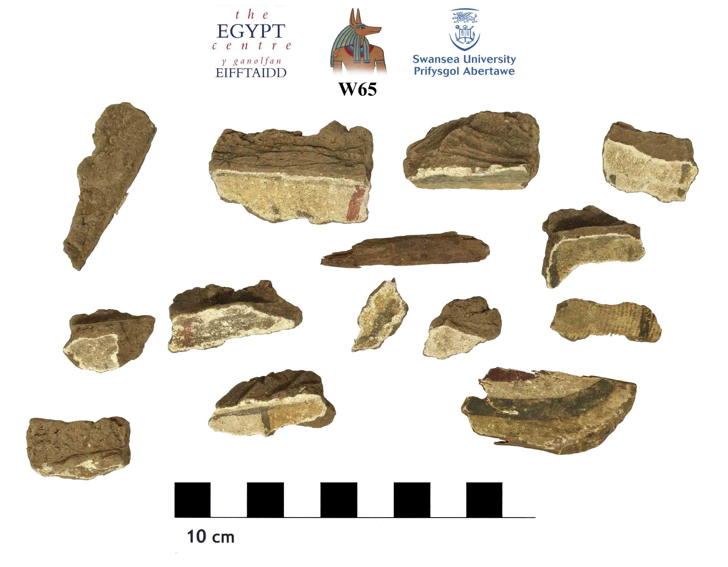 Image for: Sherds of pottery and fragments of plaster